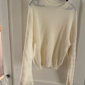 Chic Cream Knit Sweater
